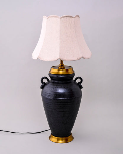 Obsidian Urn Luxe Table Lamp