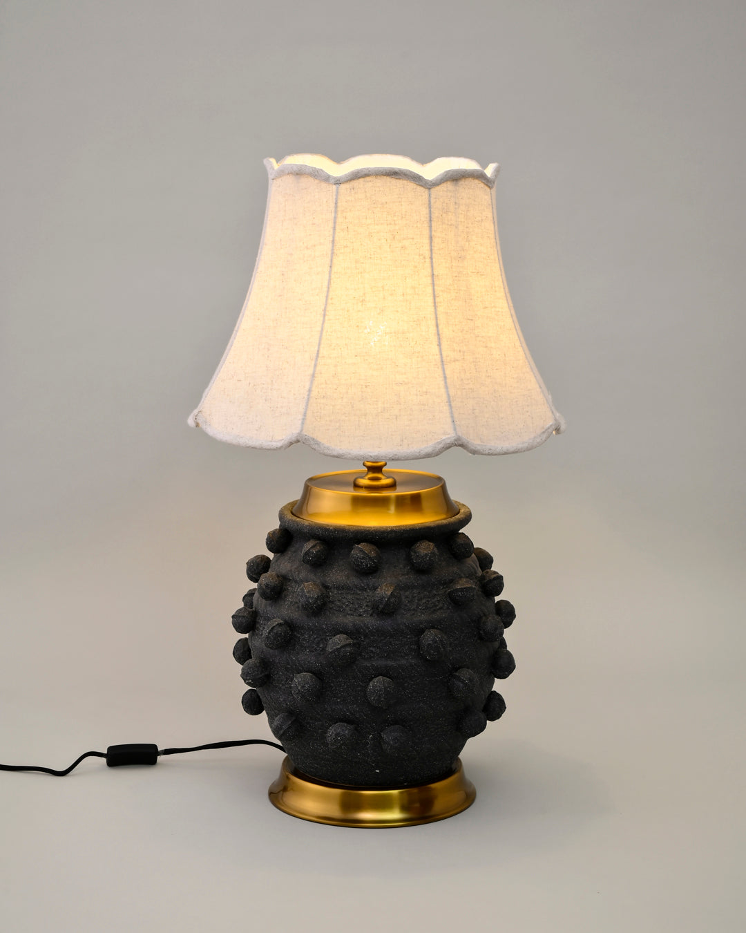 Midnight Pebble Luxe Table Lamp