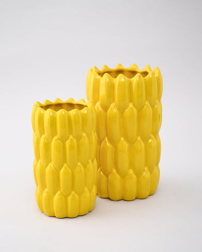Banana Bunch Ceramic Vase - Large