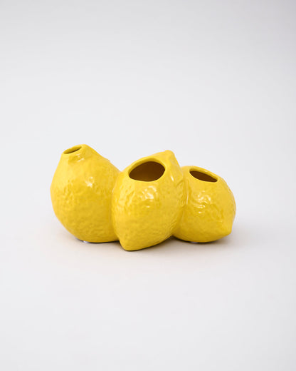 Lemon Zest Ceramic Vase