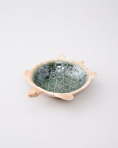 Ocean Turtle Textured Ceramic Bowl - Large