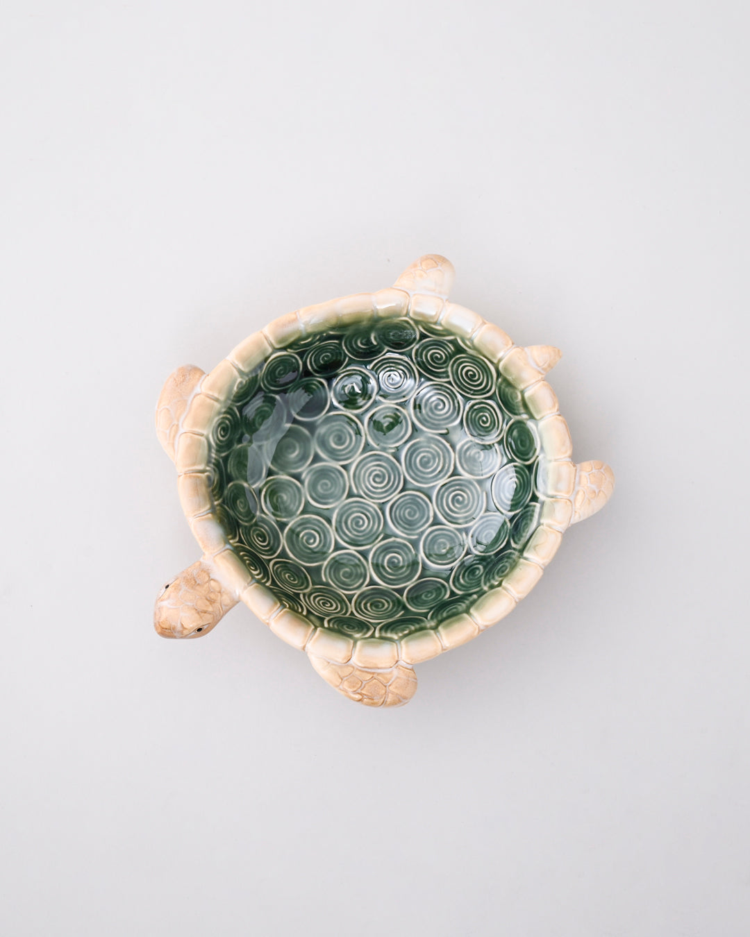 Ocean Turtle Textured Ceramic Bowl - Large
