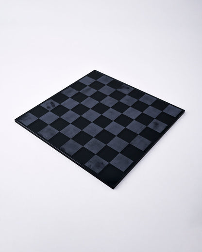 Modern Crystal Geometry Chess Set