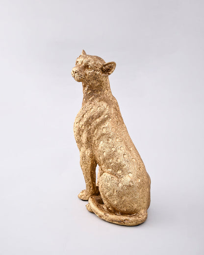 Golden Grace Decorative Panther Figurine