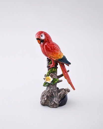 Tropical Parrot Decorative Figurine