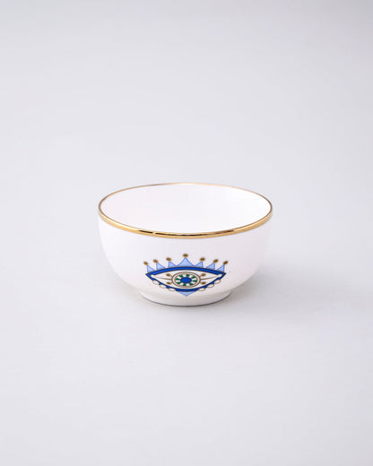 Guardian Evil Eye Ceramic Katori - Set Of 2