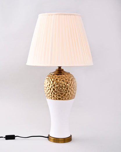 Gold Honeycomb Table Lamp