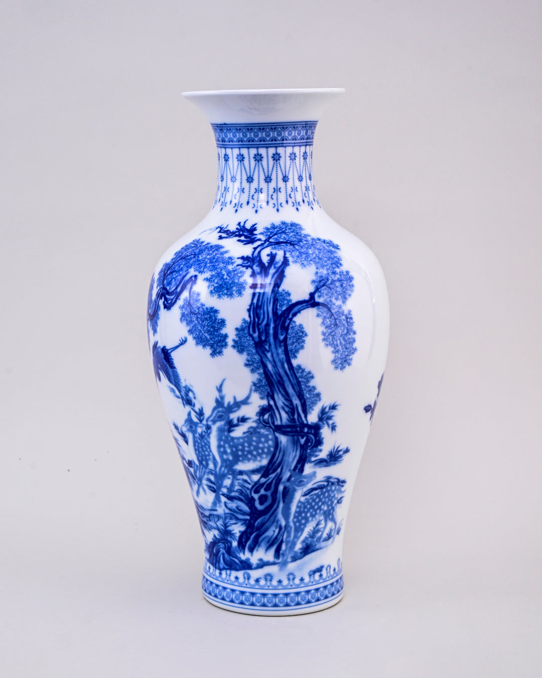 Blue & White Decorative Vase