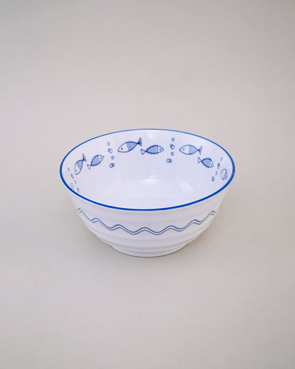 Ocean Breeze Ceramic Serving Bowl