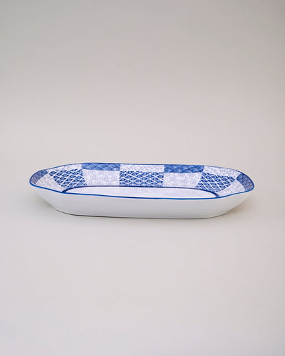 Midnight Mosaic Ceramic Platter