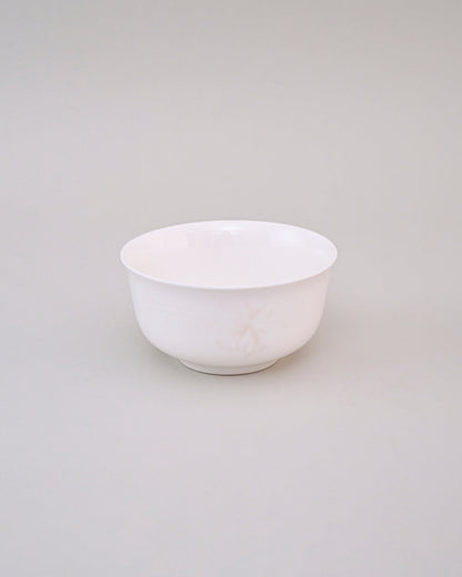 Ivory Bloom Ceramic Katori