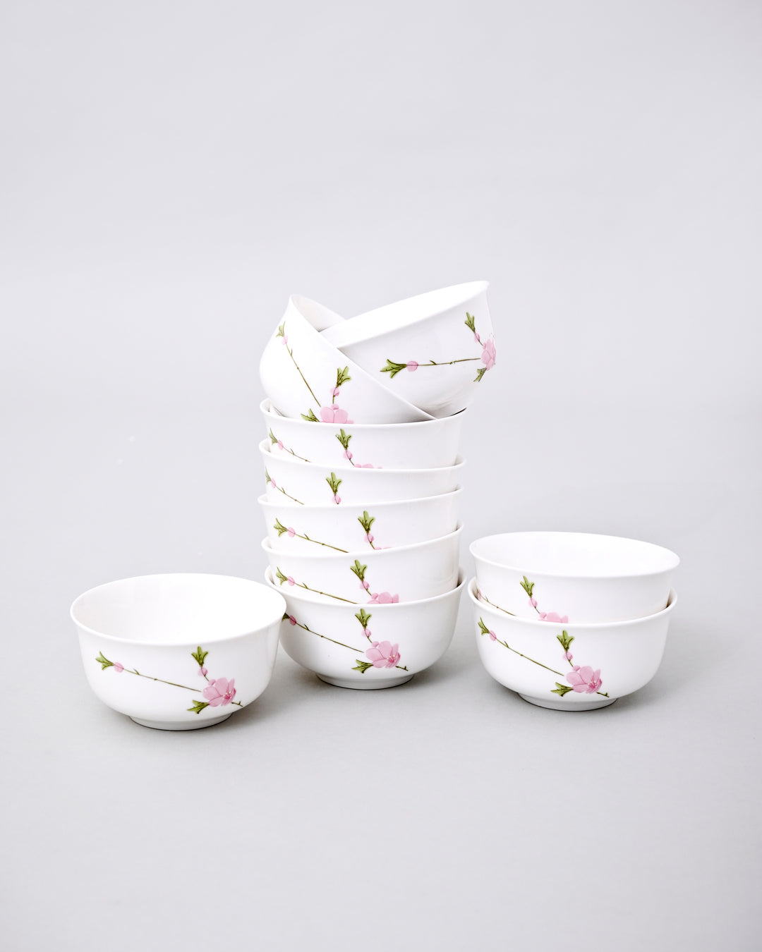 Blossom Shine Porcelain Katori - 1 Pisce