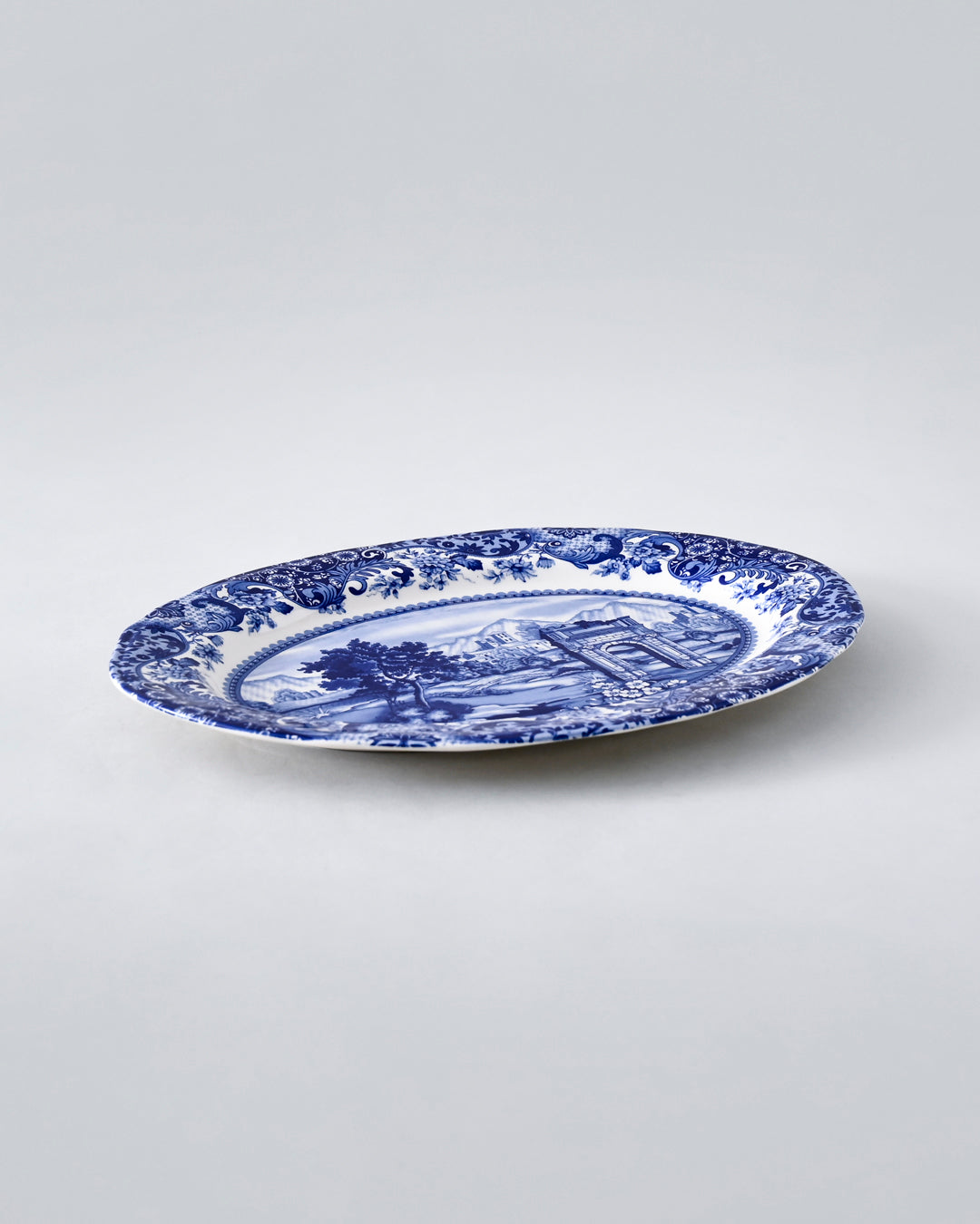 Roman Light Blue Platter