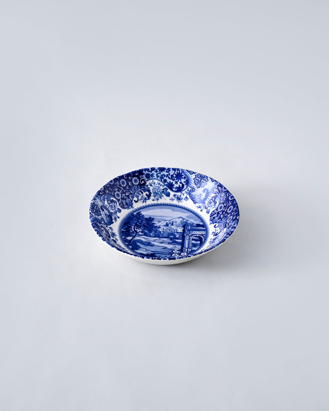 Roman Light Blue Serving Bowl