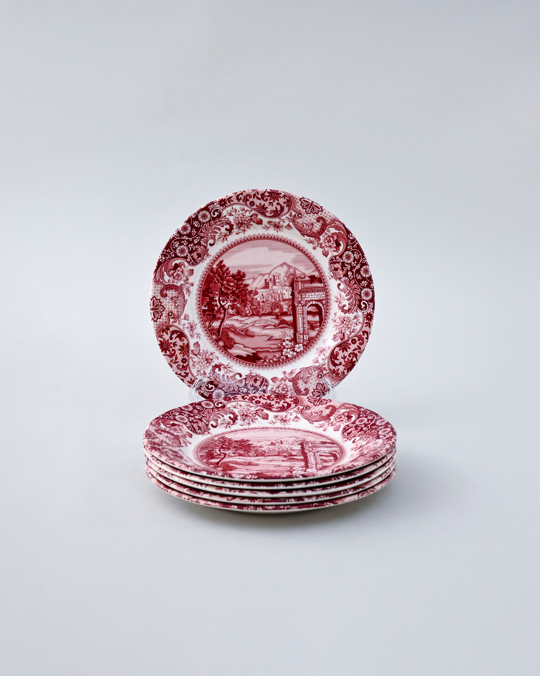 Roman Pink Ceramic Quarter Plate