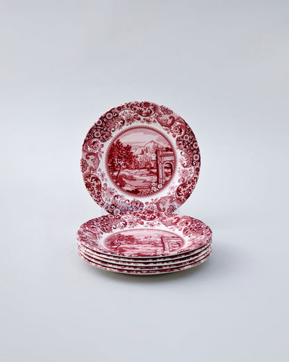 Roman Pink Ceramic Quarter Plate
