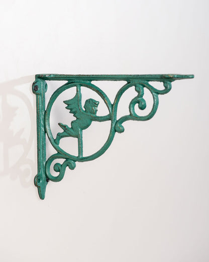 Angel Cherub Cast Iron Decorative Shelf Set