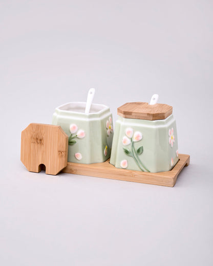 Botnical Bils Condiment Jar Set