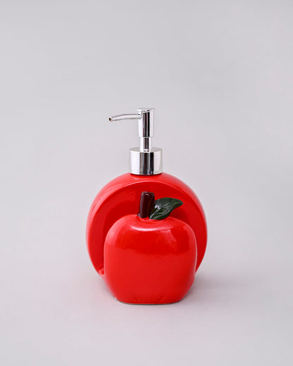 Apple Soap Dispenser With Scrub Holder