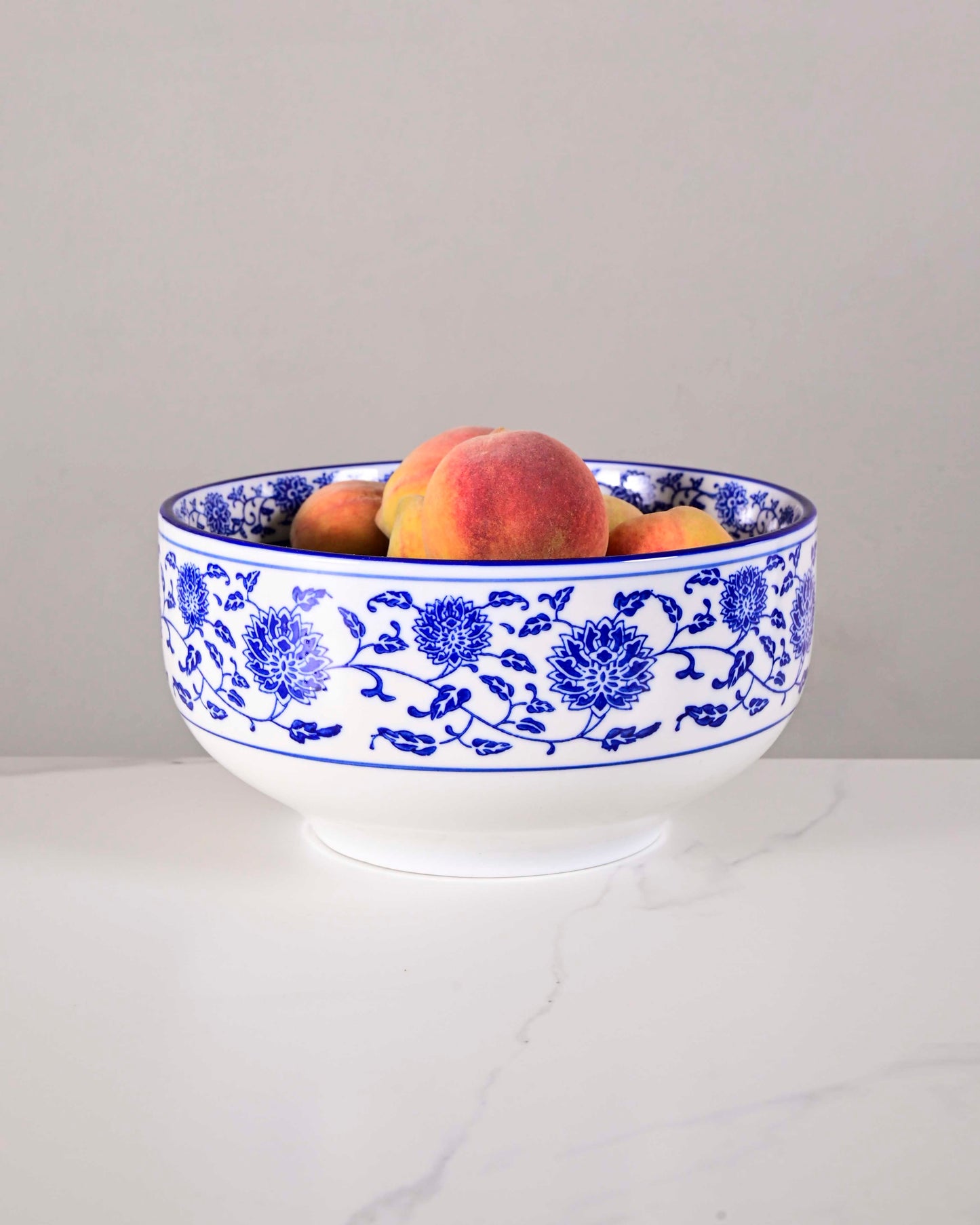 Vintage Blue & White Bowl - Large