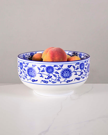 Vintage Blue & White Bowl - Large
