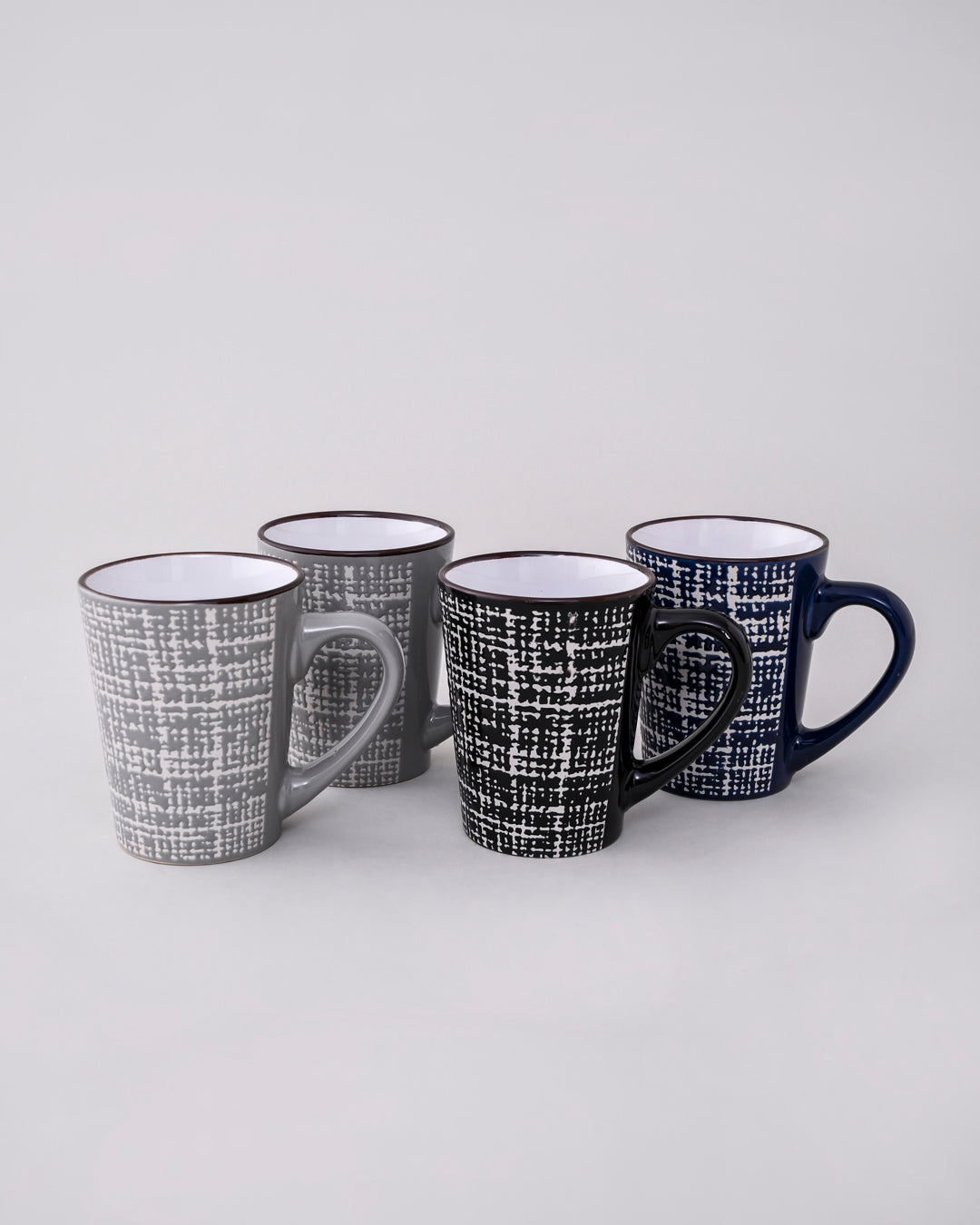 City Sketch Ceramic Coffee Mug - Set Of 4