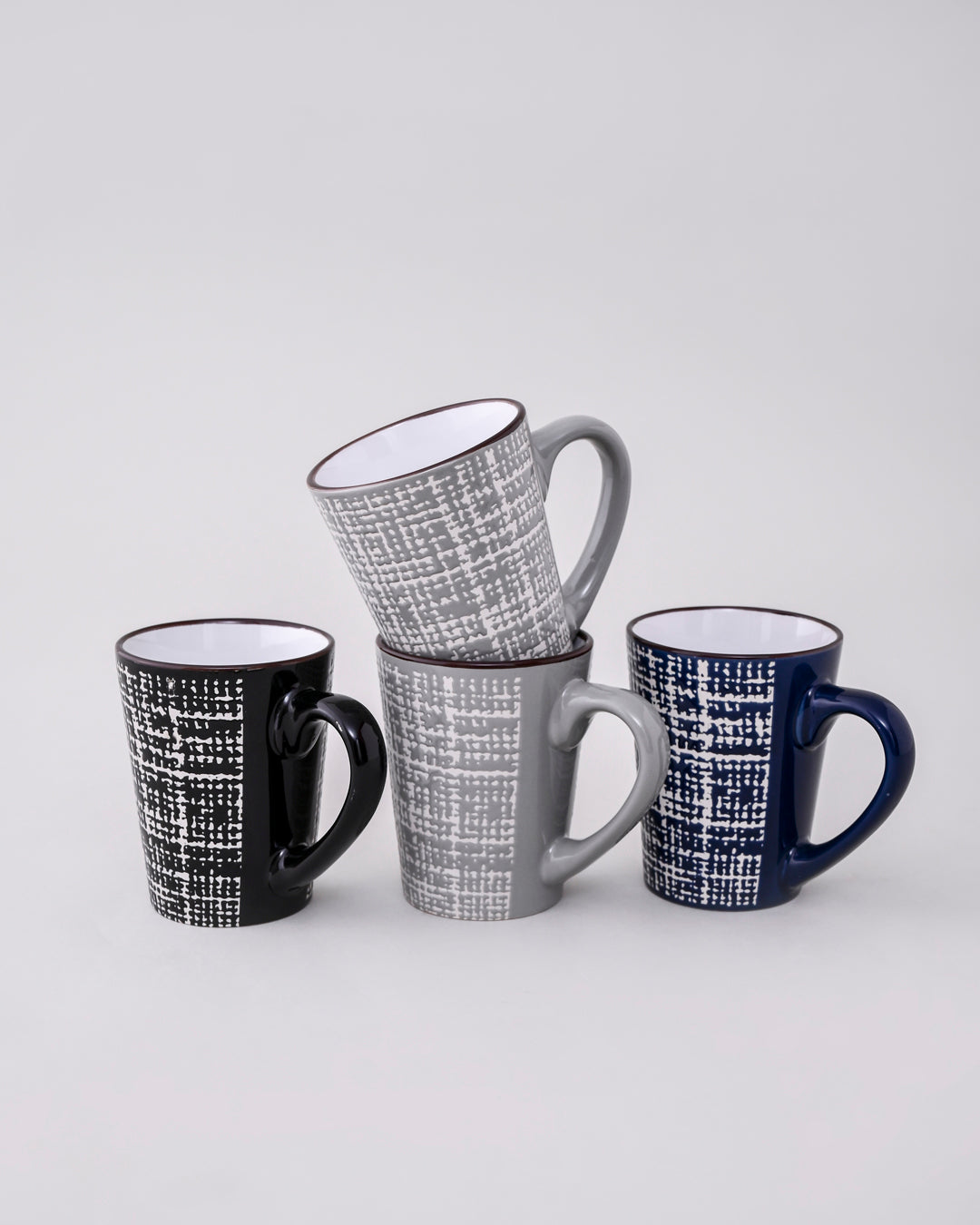 City Sketch Ceramic Coffee Mug - Set Of 4