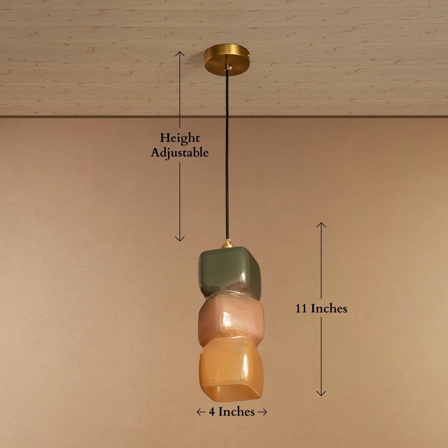 Golden Aura Ceiling Light For Home & Home Decoration Item
