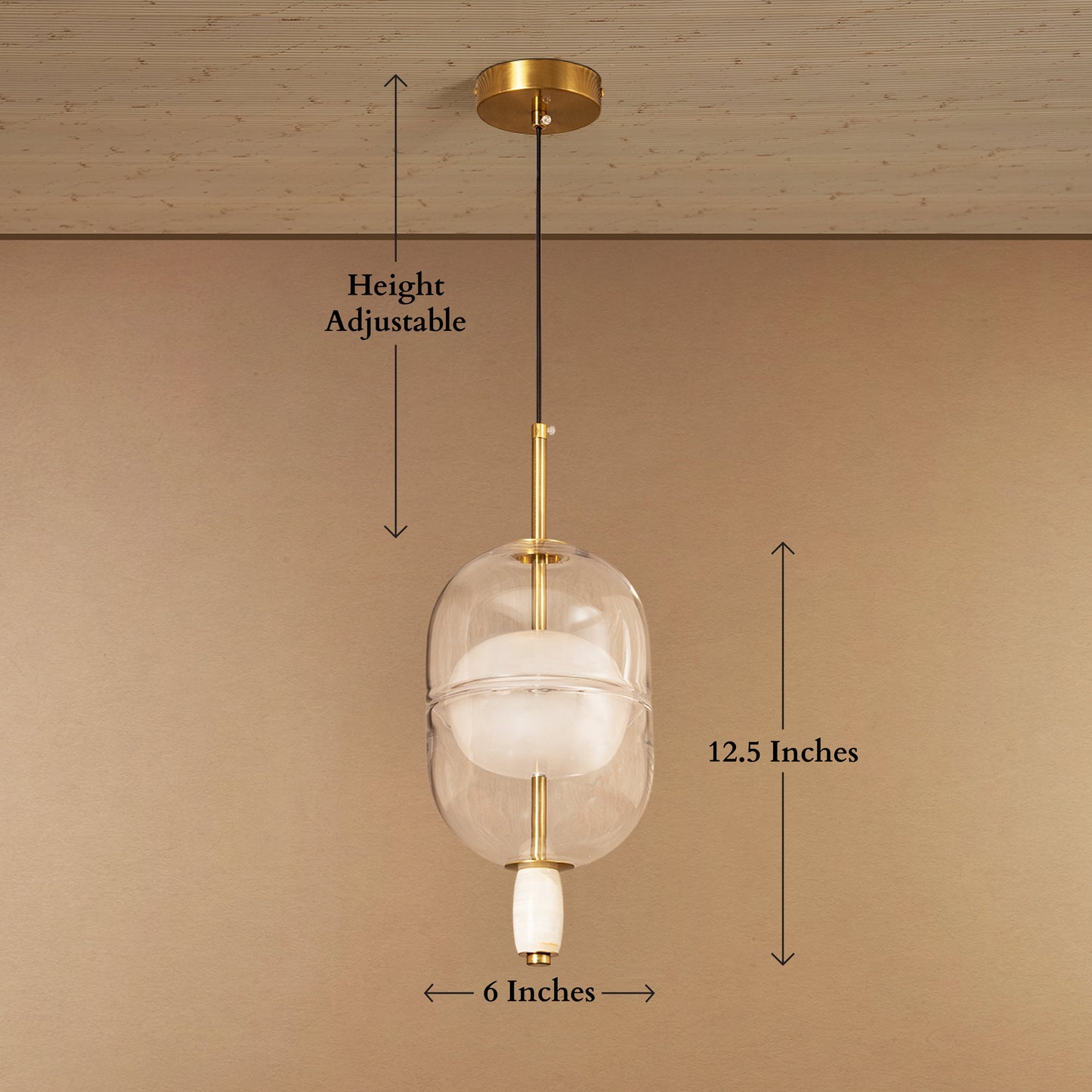 Orbique Modern Pendant Light For Living Room & Home Decoration item