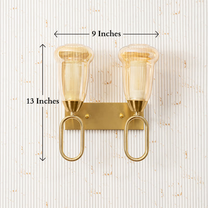 The Veloura Wall Lamps for Home & Item for Wall Decoration - Double Sconce