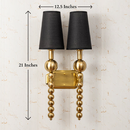 The Zenvia Wall Light for Home & Item for Wall Decoration - Double Sconce