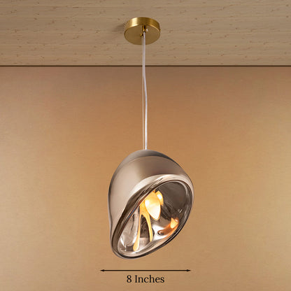 Eclipse Drift Pendant Light For Living Room & Home Decoration Item - Grey