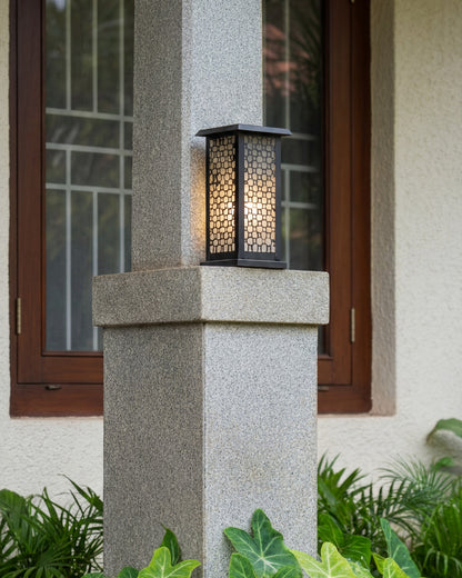 Stone Pattern Ourdoor Gate Light