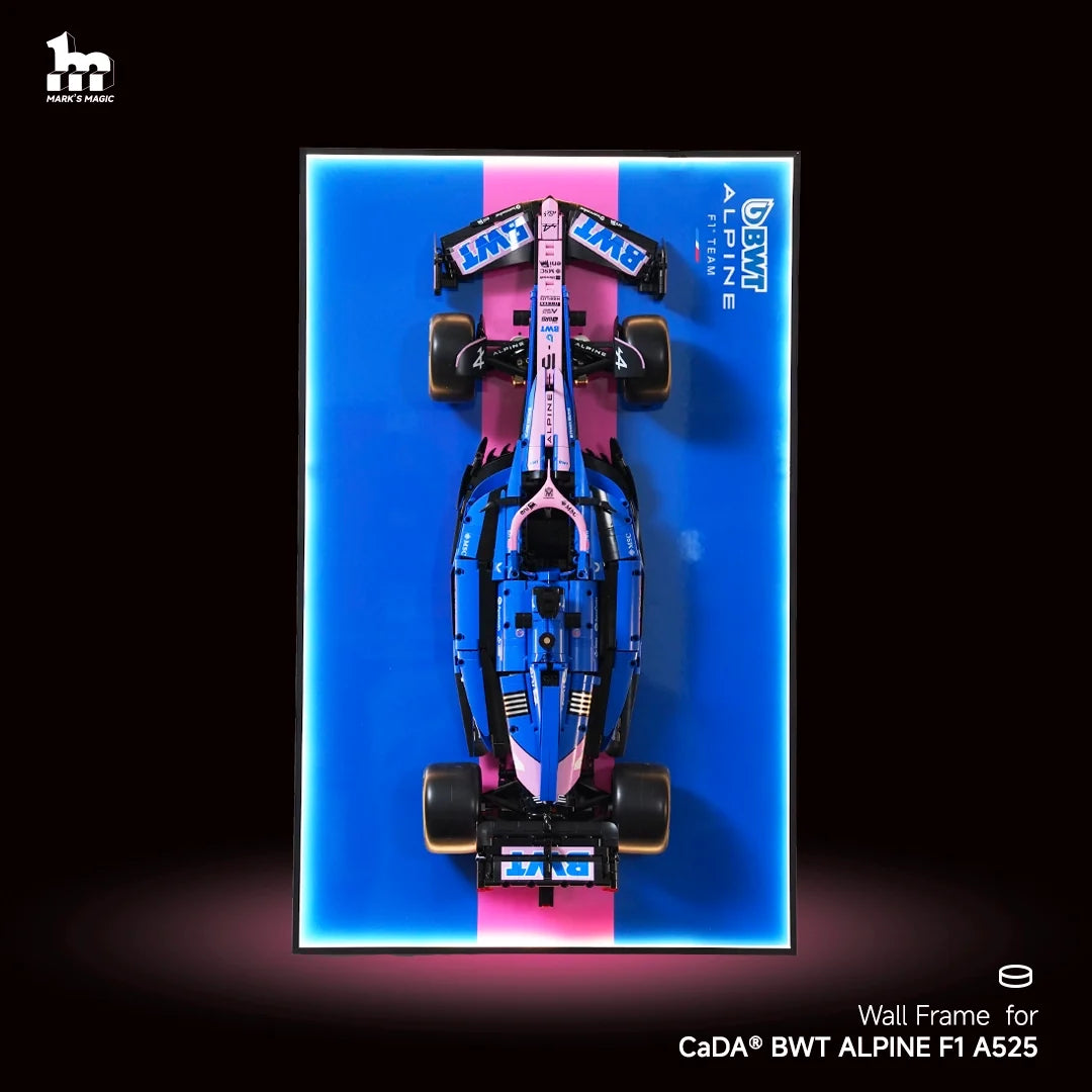 CaDA BWT Alpine F1 A525 Car display Frame And LEGO Set