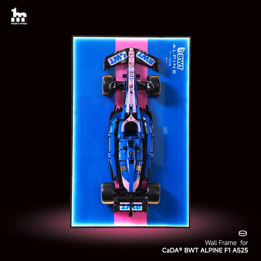 CaDA BWT Alpine F1 A525 Car display Frame And LEGO Set