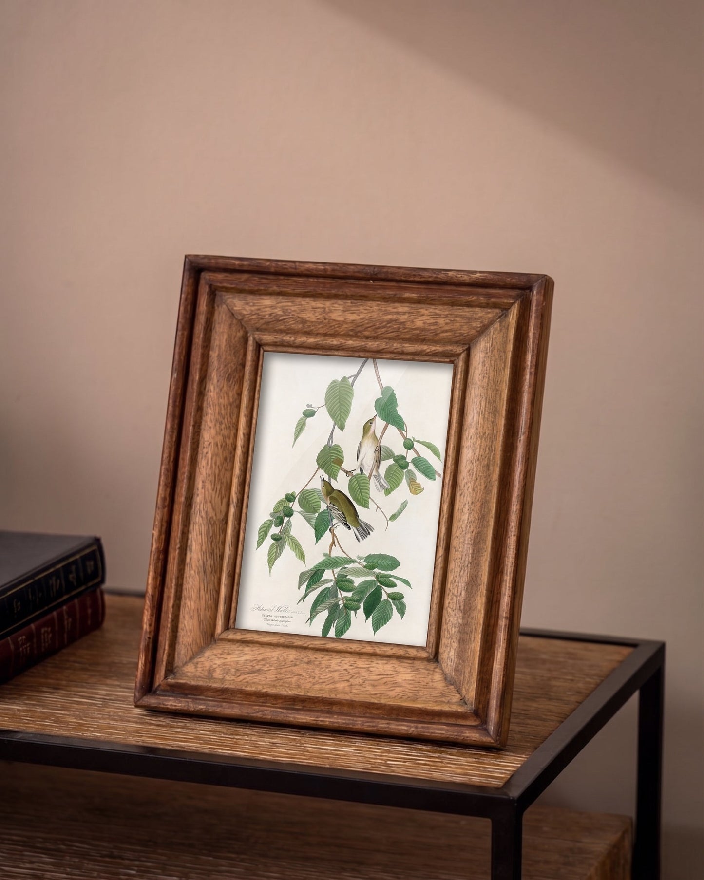 Rustic Walnut Border Photo Frame