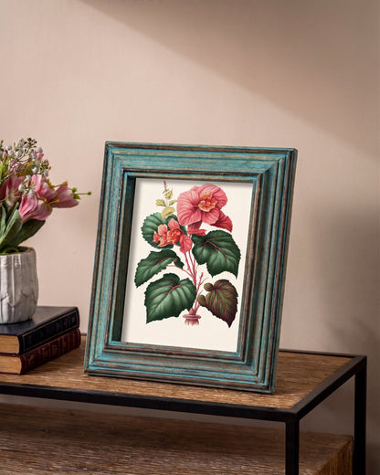 Turquoise Driftwood Photo Frame