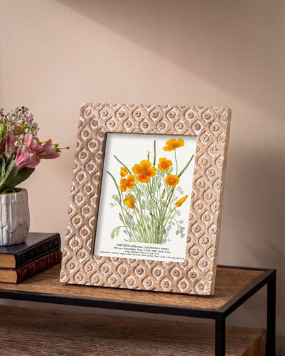 Ivory Mosaic Photo Frame