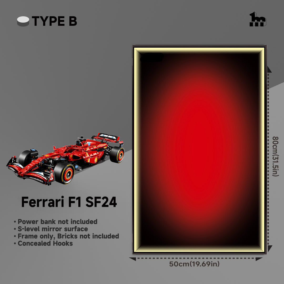 LEGO® TECHNIC™ Ferrari F1 SF24 42207 Car Display  Frame And LEGO Set