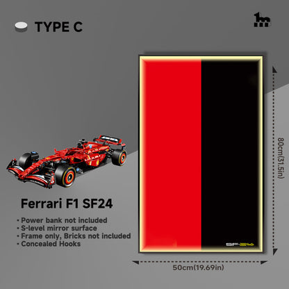 LEGO® TECHNIC™ Ferrari F1 SF24 42207 Car Display  Frame And LEGO Set