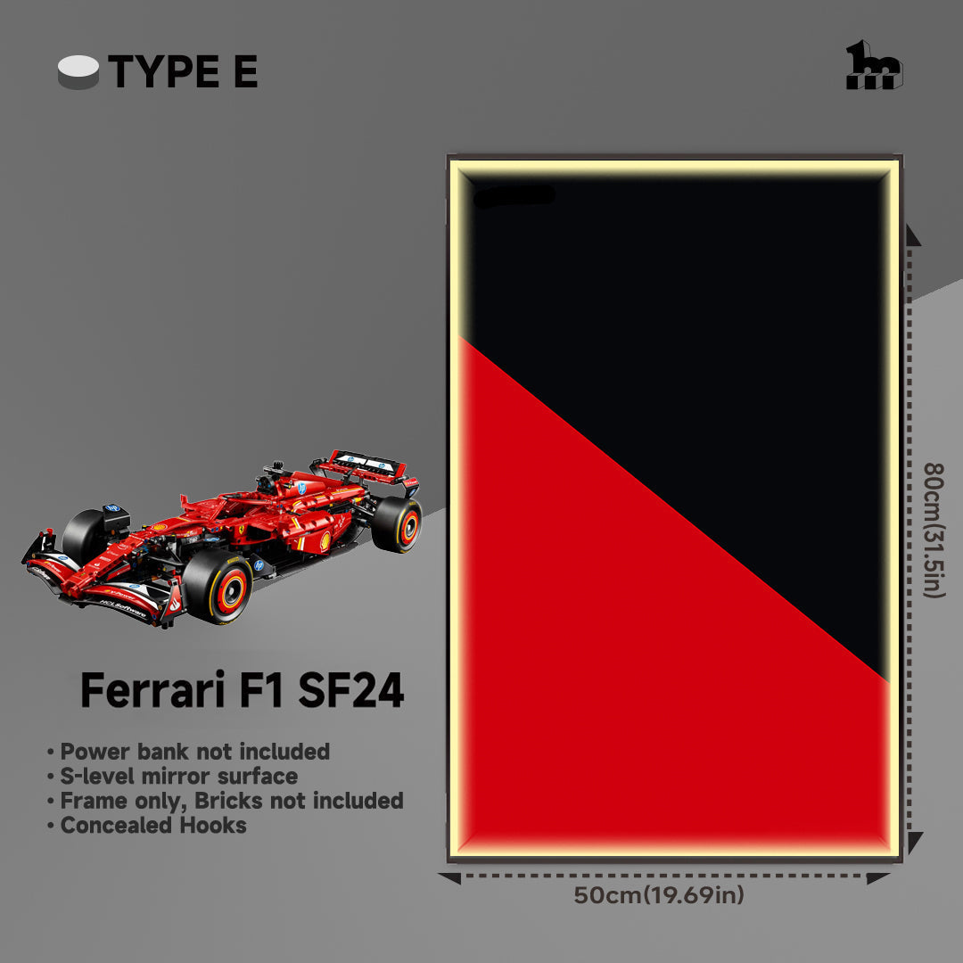 LEGO® TECHNIC™ Ferrari F1 SF24 42207 Car Display  Frame And LEGO Set
