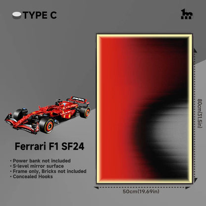 LEGO® TECHNIC™ Ferrari F1 SF24 42207 Car Display  Frame And LEGO Set