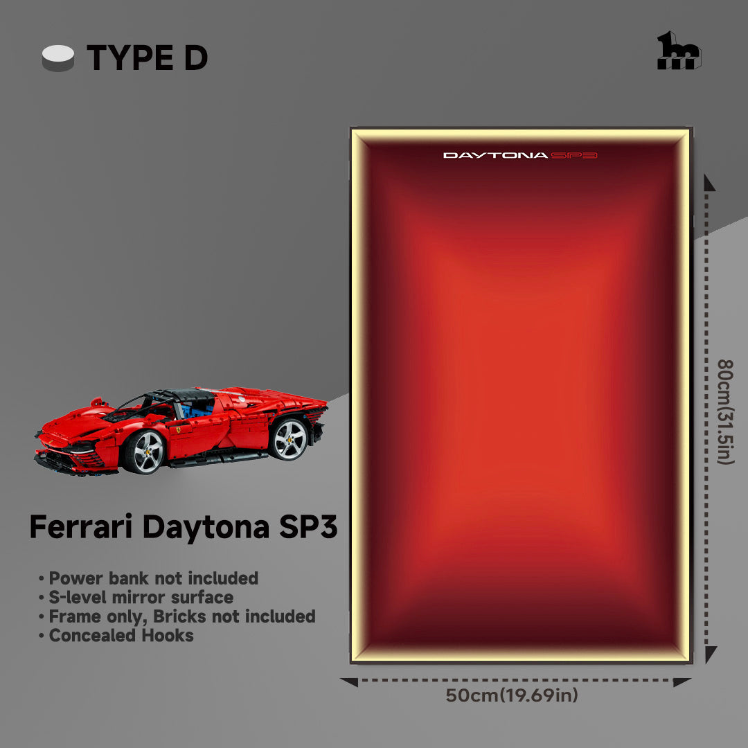 LEGO® TECHNIC™ Ferrari Daytona SP3 42143 Car Display Frame And LEGO Set