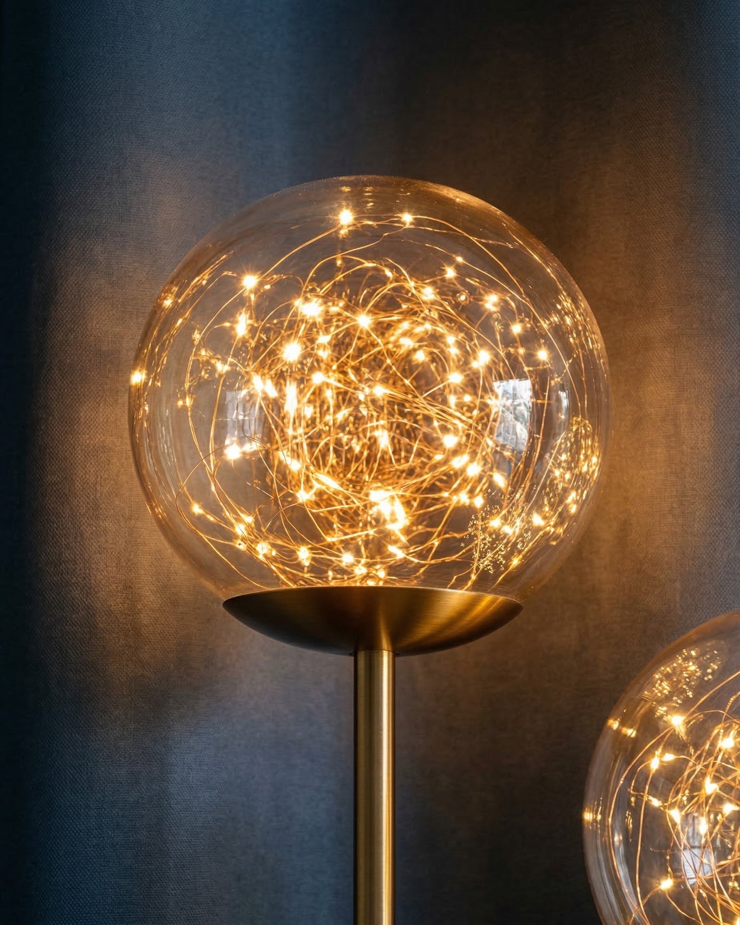 Double Globe Wall Light