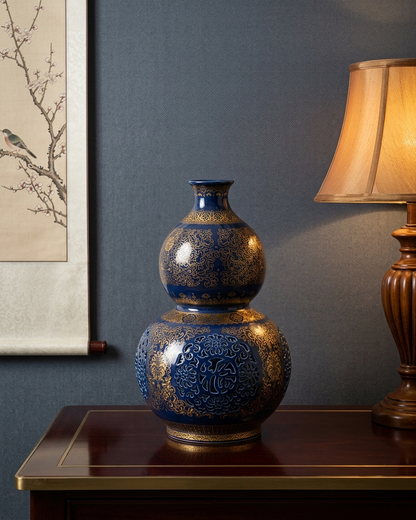 Royal Indigo Heritage Vase