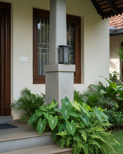 Stone Pattern Ourdoor Gate Light