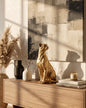 Golden Grace Decorative Panther Figurine