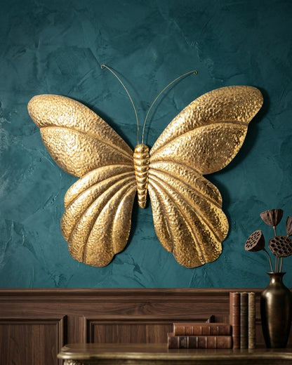 Gilded Flutter Butterfly Wall Accent