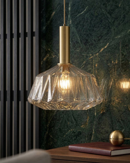 Crystara Facet Pendant Light