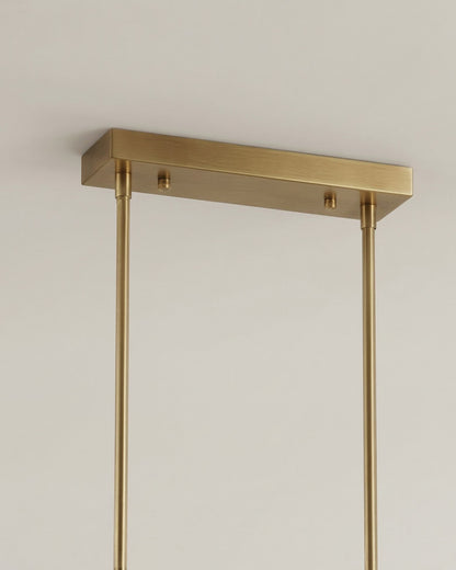 Curved Globe Bar Chandelier